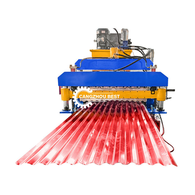Color Steel HRB60 Dwuwarstwowa maszyna do formowania blach dachowych IBR 6,5 mx 1,4 mx 1,4 m