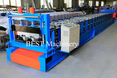 Hydraulic Press Logo Steel Decking Sheet Maszyna do formowania belek podłogowych PLC Control System