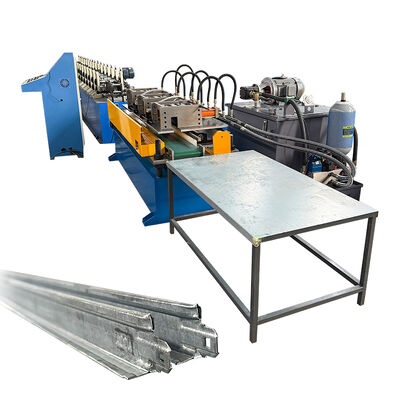 Szybkość T24X26 Hydrauliczna Perforacja krzyżowa sufitu T Grid Roll Forming Machine