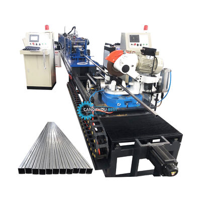 Maszyna do formowania rolek do produkcji kwadratowych rur ze stali profilowej 20x20mm z laserowym spawaniem