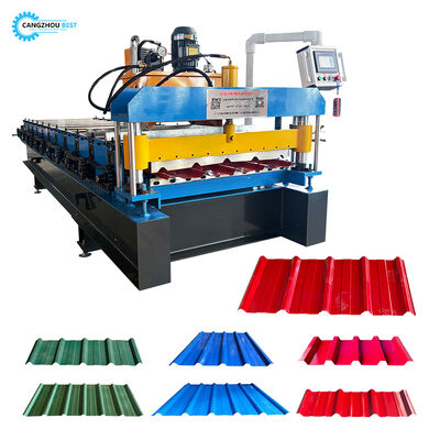 Zambia Popular IT4 840 Stalowy Profil Dachowy Sheet Roll Forming Machine