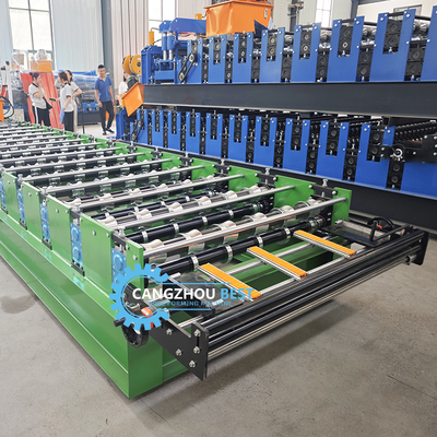 Wysokiej prędkości Kolumbia Popularny projekt IBR Trapezoidalny Panel dachowy Sheet Roll Forming Machine
