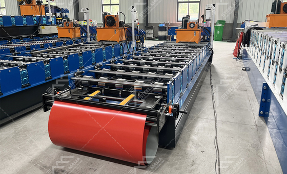 3 kW Hydraulic Cutting Steel Roof Sheet Roll Forming Machine Cena