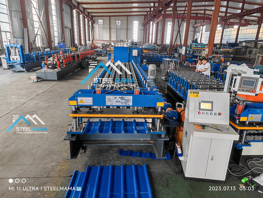 45# Stalowa walcowana hydrauliczna cięcia dachowe płytki roll Formowanie maszyny z 5,5 kW