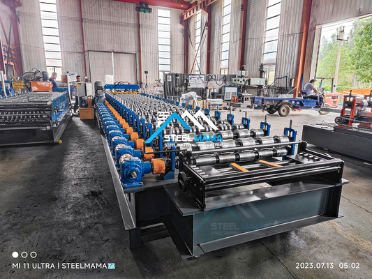 45# Stalowa walcowana hydrauliczna cięcia dachowe płytki roll Formowanie maszyny z 5,5 kW