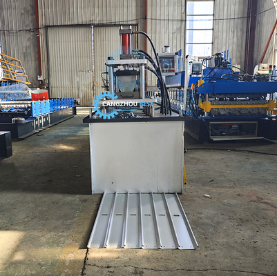 Euro Type CE Hydraulic Steel Shutter Door Making Roll Forming Machine z otworami do bicia