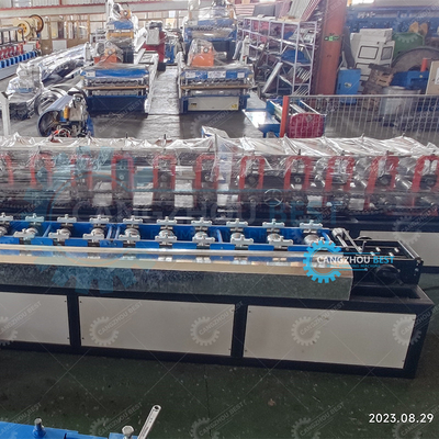 Zambia Popularne Galwanizowane Stalowe Roller Shutter Profile Roller Door Roll Forming Machine