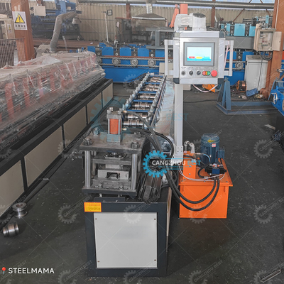 Zambia Popularne Galwanizowane Stalowe Roller Shutter Profile Roller Door Roll Forming Machine