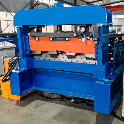 Profil stalowy galwanizowany PLC Control Decking Sheet Floor Roll Forming Machine