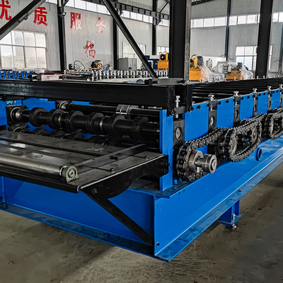 Profil stalowy galwanizowany PLC Control Decking Sheet Floor Roll Forming Machine