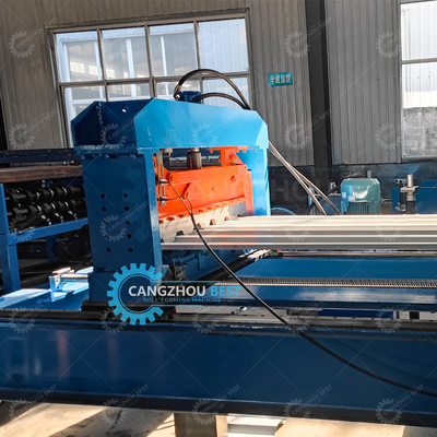 Galwanizowany Flying Cutter Non Stop 20m/min Decking Floor Steel Sheet Roll Forming Machine