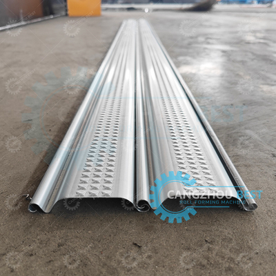 Stalowa grubość 0,8 mm Różnica Embossing Shutter Rolling Door Profile Roll Forming Machine