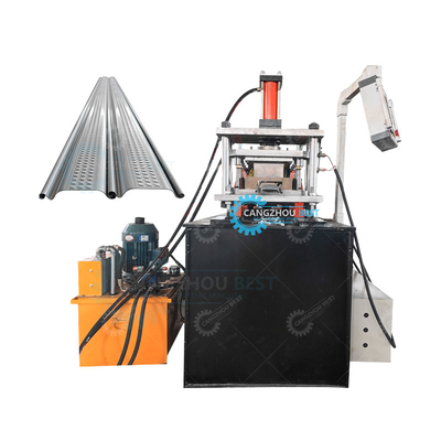 Stalowa grubość 0,8 mm Różnica Embossing Shutter Rolling Door Profile Roll Forming Machine