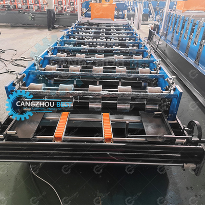 1000 mm ekran dotykowy Metalowe blachy dachowe tworzące maszyny do formowania rolki Plc Control