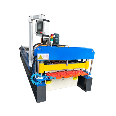 Gi 900mm Efektywna szerokość stalowa Profil Ibr Roof Sheet Roll Forming Machine Do Budowy