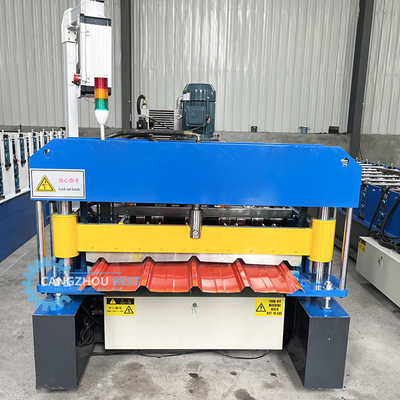 Gi 900mm Efektywna szerokość stalowa Profil Ibr Roof Sheet Roll Forming Machine Do Budowy
