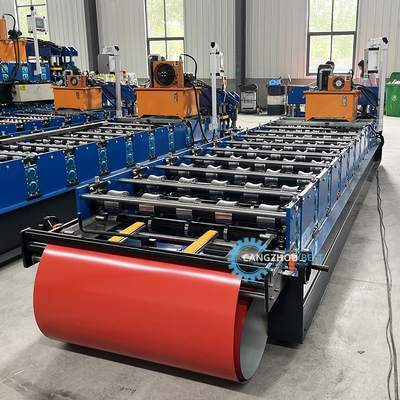 Gi 900mm Efektywna szerokość stalowa Profil Ibr Roof Sheet Roll Forming Machine Do Budowy