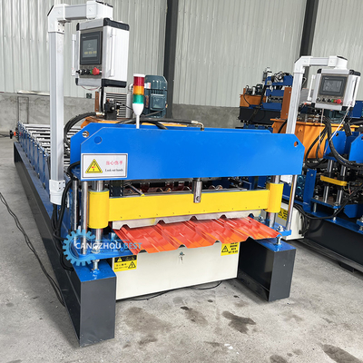 Gi 900mm Efektywna szerokość stalowa Profil Ibr Roof Sheet Roll Forming Machine Do Budowy