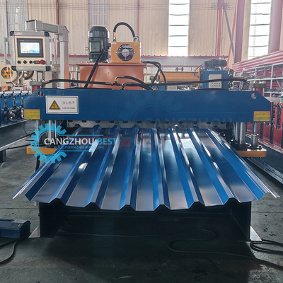 Hydrauliczna automatyczna maszyna do formowania płyt dachowych