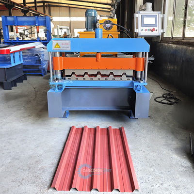Hydrauliczne PLC sterowanie metalowe dachowe blachy Roll Forming Machine dla materiałów budowlanych