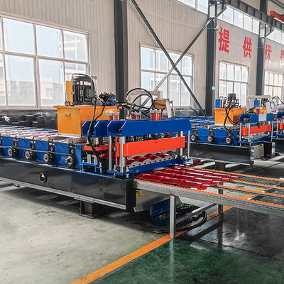Kenia Popularne Rzymskie / Wschodnie Walcowane płytki Roll Forming Making Machine