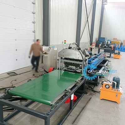 Palety do przechowywania stojak półki pionowe Panel Profil Roll Forming Machine For Supermarket