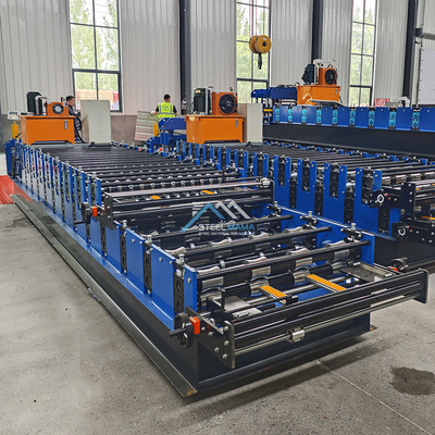 Elektrownia hydrauliczna 5,5 kW Kolorowe dachy podwójny warstwy IBR Taśmowanie płytek falistej
