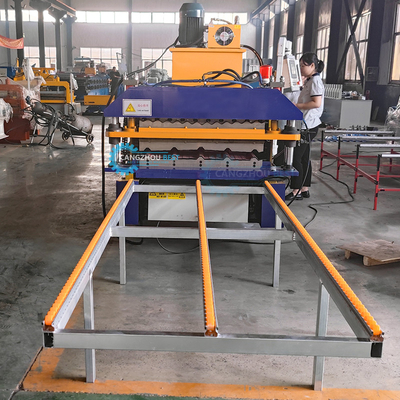 1000 mm szerokość cewki IBR blacha stalowa profila falistego podwójnej warstwy Roll Forming Machine