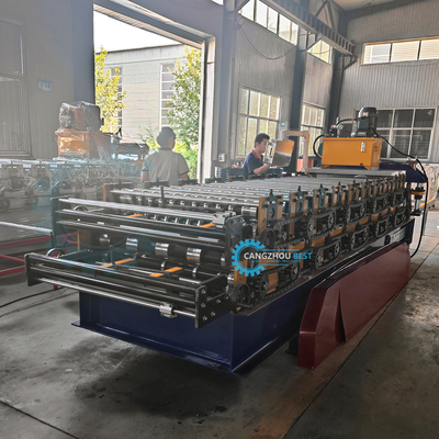 1000 mm szerokość cewki IBR blacha stalowa profila falistego podwójnej warstwy Roll Forming Machine