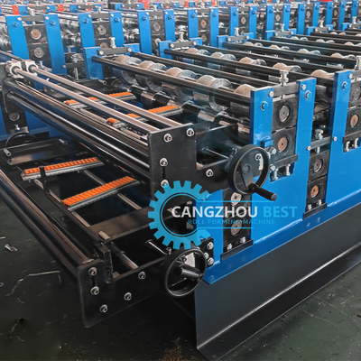 Delta PLC automatyczne sterowane dwa warstwy dachówki Roll Forming Machine
