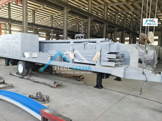 Diesel 914mm szerokość podawania K Span Roll Forming Machine dla paneli 610mm