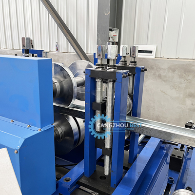 Plc Control C Z U Purlin Roll Forming Machine Hydraulic Punching and Cutting (Hydrauliczne bicie i cięcie)