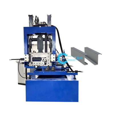 Plc Control C Z U Purlin Roll Forming Machine Hydraulic Punching and Cutting (Hydrauliczne bicie i cięcie)
