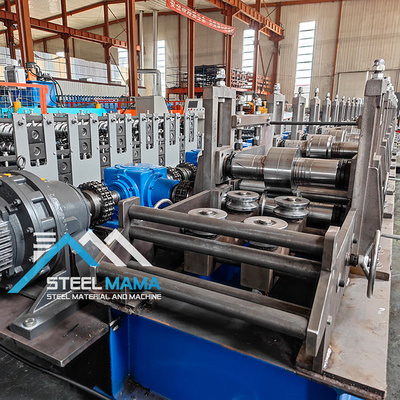 Latające cięcie hydrauliczne dziurkowanie wysokiej prędkości Unistruct C Channel Roll Forming Machine