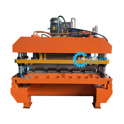 Profil stalowy Popularny rusisa Design Kolor Stalowe dachówki płytki Roll Forming Machine
