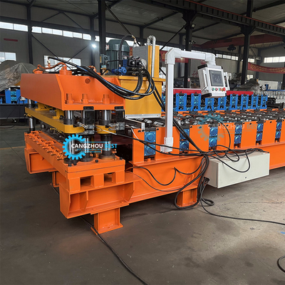 Hydrauliczne cięcie 5.5kw Moc Kolor Stalowy Profil Rosja Maszyna do formowania płytek