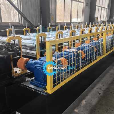 Hydrauliczne cięcie Trapezoidal Step Tile Making Roll Forming Machine