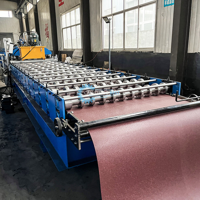 System sterowania PLC 22kroków Rolery Stalowy Profil Dachowy Płytki Roll Forming Machine
