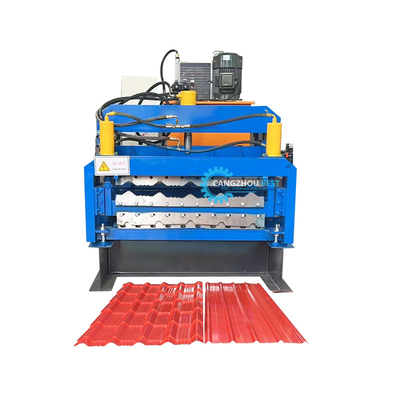 Afryka Podwójny warstwy dachu arkusz kolorowy Profil tworzący dach arkusz Roll Forming Machine