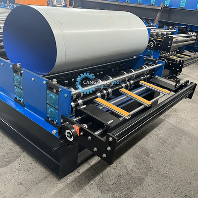 Peru Popularne Tr4&amp;Tr5 Podwójne warstwy stalowe Profil Galwanizowane Zink powłoki dachu Roll Forming Machine
