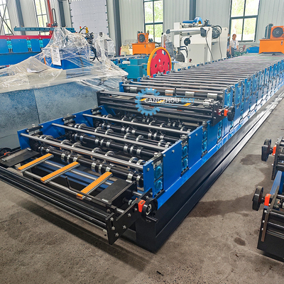 Peru Popularne Tr4&amp;Tr5 Podwójne warstwy stalowe Profil Galwanizowane Zink powłoki dachu Roll Forming Machine