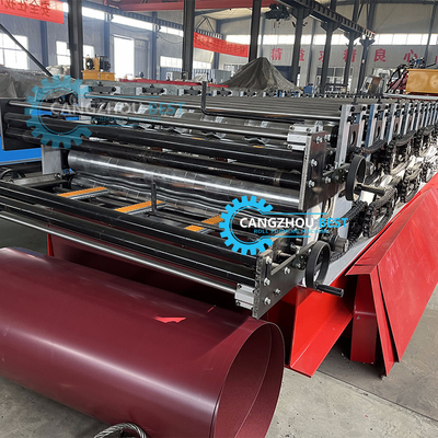 Szerokość cewki 1220mm Tafel &amp; Trapezodial Tafel Sheet Dwukrotna warstwa Tafel Roll Forming Machine