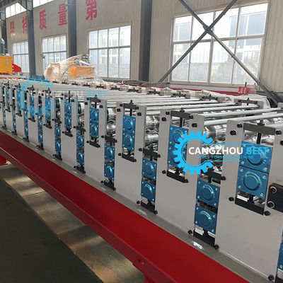 Europa Kolorowe bambowowe płytki dachowe IBR Włókna dachowe podwójny warstwy Roll Forming Machine