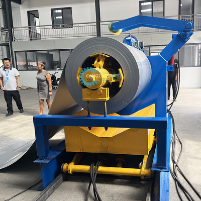 Stalowe płytki Delta PLC sterowanie podwójnej warstwy Roll Forming Machine dla 0,25-0,6 mm grubości materiału