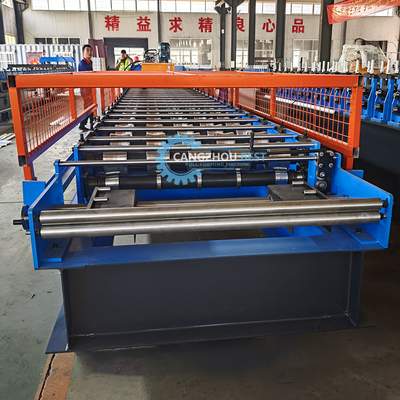 Automatyczna maszyna PPGI GI Cut-Off Steel Profile Roofing Sheet Roll Forming Machine