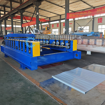 Automatyczna zmiana wielkości ściannej panelu stalowego Profil Roll Forming Machine dla PPGI GI