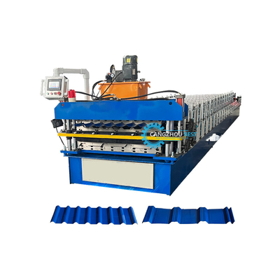 PLC Control Auto Cutting Hydraulic Roof Sheet Rolling Machine