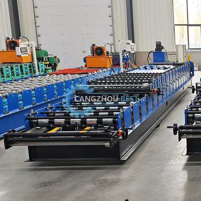 Hydrauliczne cięcie 45 Stalowe maszyny do wyciągania płyt dachowych