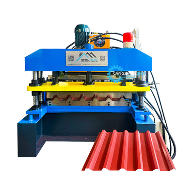 0.3-0.8mm Ibr Metal Roof Roll Forming Machine sterowana przez PLC