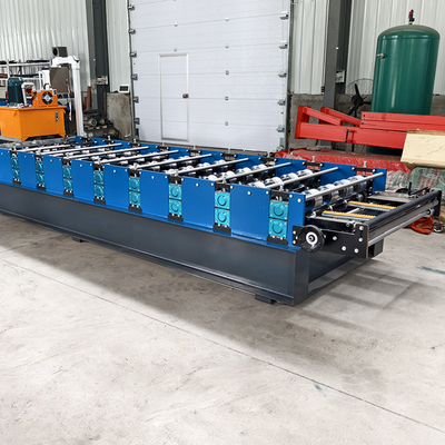 Wytrzymały 45# Stalowe walcowniki Metalowy dach Formowanie maszyny z 3Kw mocy hydraulicznej stacji i 5.5Kw mocy głównego silnika